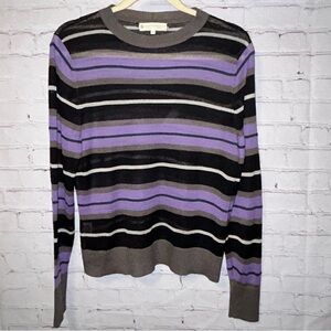 Indigenous alpaca silk blend sweater women’s size M